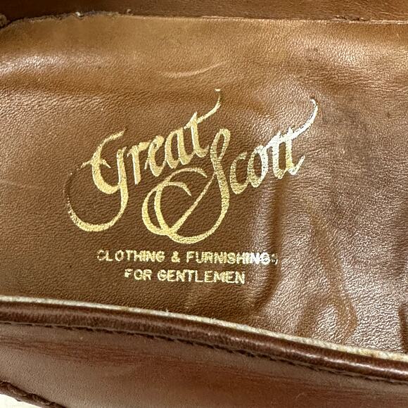 VERY GOOD Alden 685 Full Strap Slip-On Penny Loafer (Burnished Tan Calf) 9.5 A/C - Picture 13 of 13